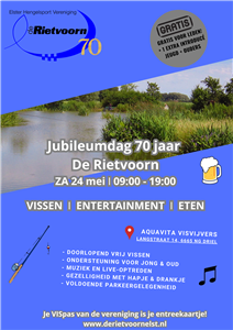 De Rietvoorn 70 jaar -> Feestdag en vissen